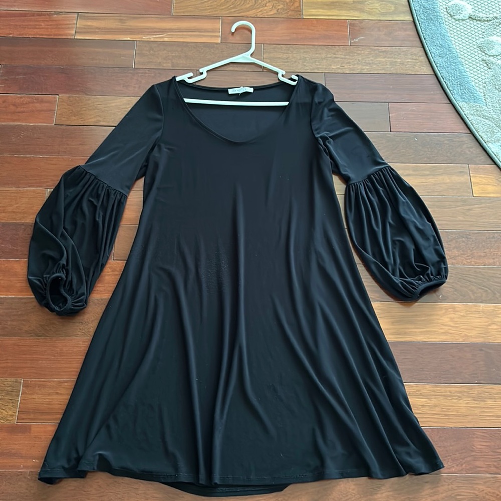 Adorable dress with unique sleeves-like new size small